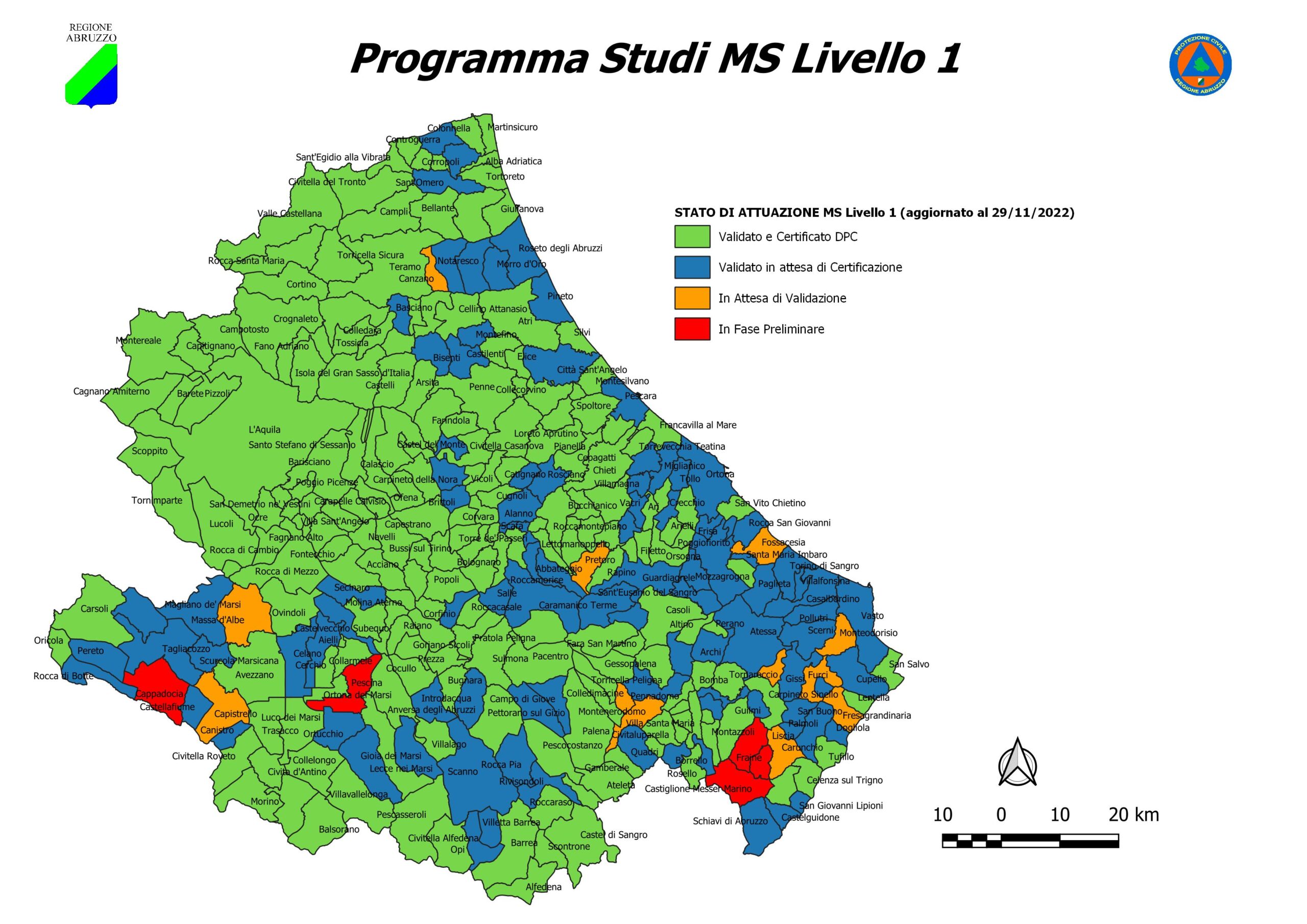 [ Microzonazione Sismica Livello 1 [MS 1] In Abruzzo: Carte MOPS