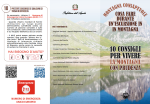 10 regole di sicurezza da adottare quando si fanno escursioni in montagna (scarica la brochure)