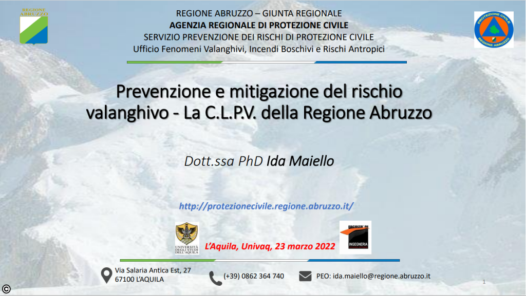 Rischio neve e valanghe