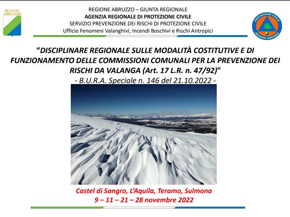 Rischio neve e valanghe