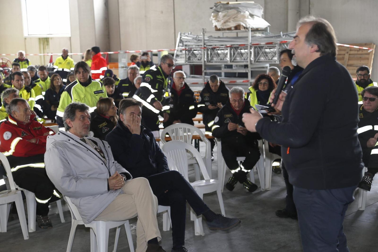 Apre a Preturo il nuovo Polo Logistico di Protezione Civile per la formazione degli operatori di P.C.
