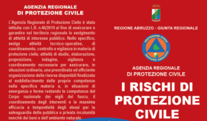 Rischi di cui si occupa l'Agenzia Regionale di Protezione Civile - Regione Abruzzo