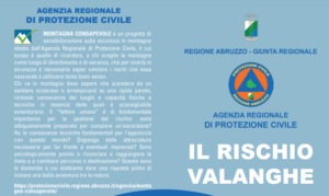 Rischio valanghe (Rischio di cui si occupa l'Agenzia Regionale di Protezione Civile - Regione Abruzzo)